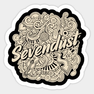 Sevendust - Vintage Sticker